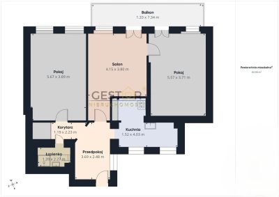 . 🏙️ INWESTYCYJNE MIESZKANIE Z POTENCJAŁEM PODZIAŁU NA DWA LOKALE | 83,58 m² | WROCŁAW, UL. ŻEROMSKIEGO | 915 000 ZŁ 🏙️